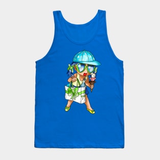 cute beach bum cartoon Tank Top